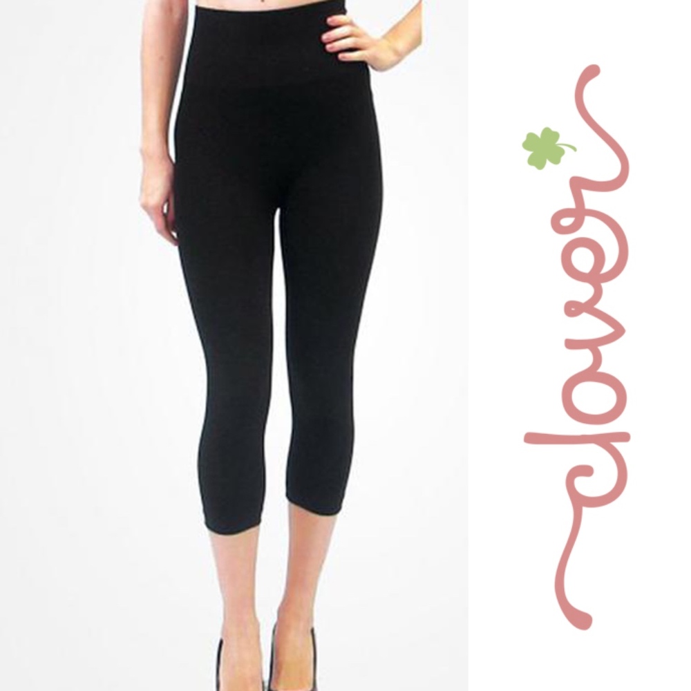 High Waisted Cropped Leggings